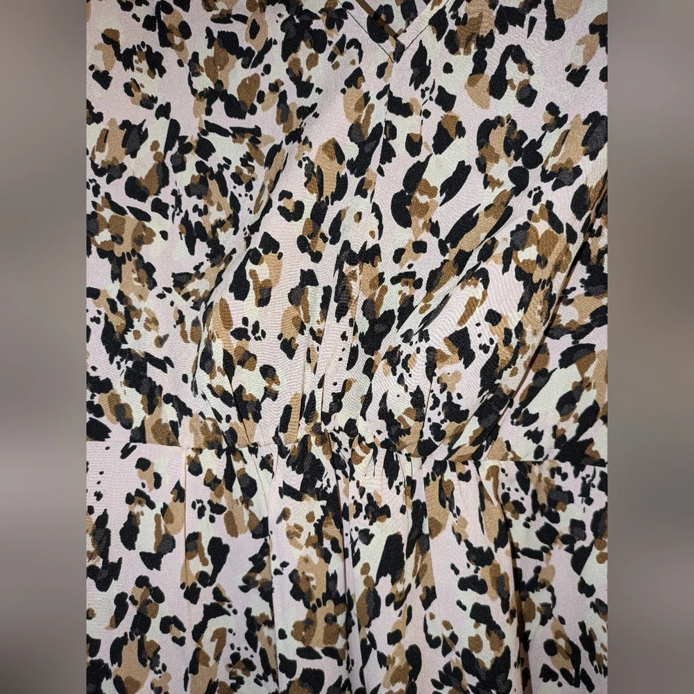 Lane Bryant Plus Size Animal Print Top Size 14/16 EUC - Picture 4 of 5